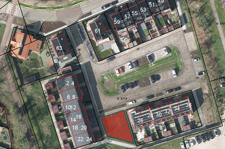 Locatie nieuwe speeltuin Berkenhofhout