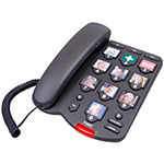 Eenvoudig bedienbare telefoon