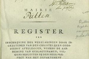 Register Mairie Putten