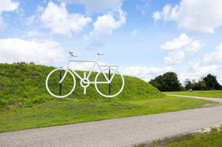Fiets bij Nulde