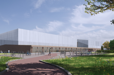 Sportaccommodatie - gebouw schuin