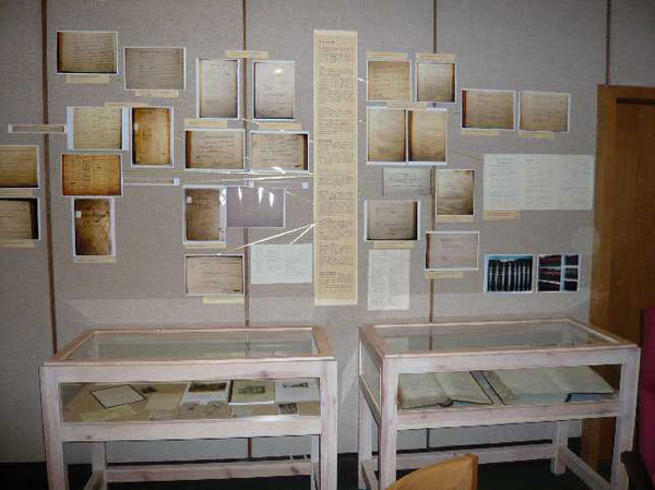 Foto van tentoonstelling genealogie