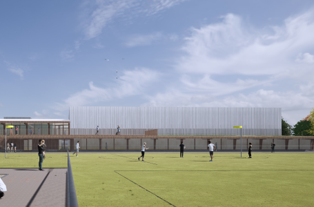 Sportaccommodatie Putter Eng 3D visual groen veld