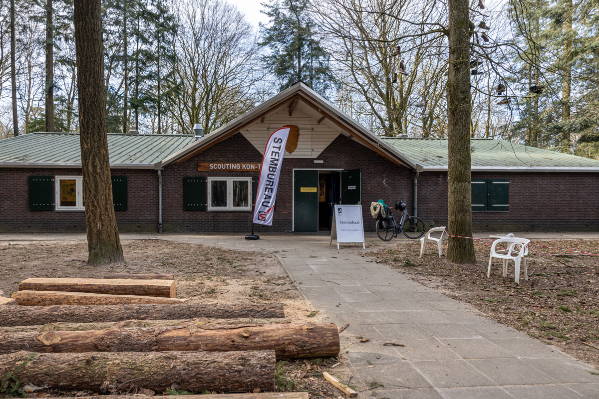 Foto stembureau in de gemeente Putten
